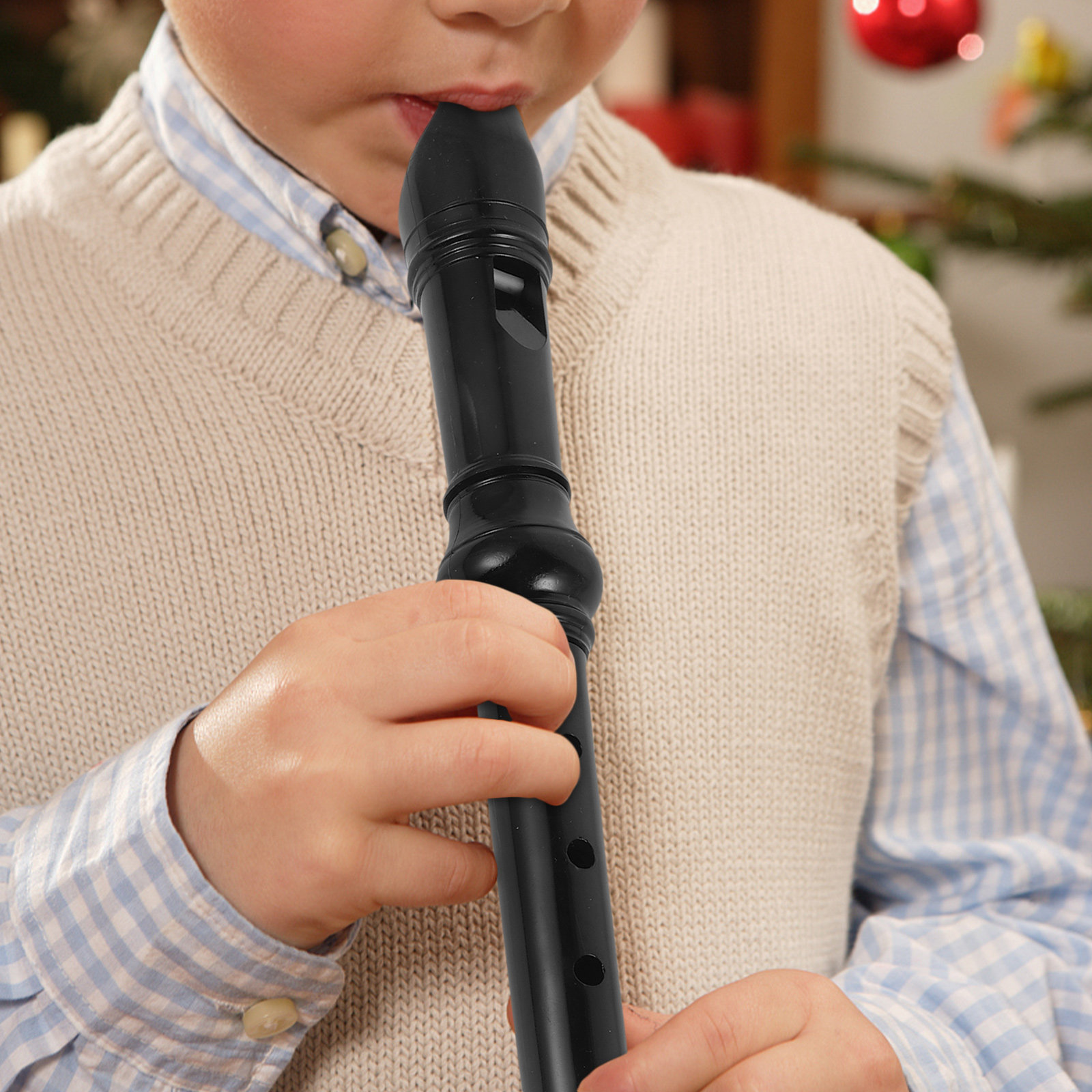 8 Hole Soprano Recorder Black  - Soprano Recorder Plastic ulasan dan harga