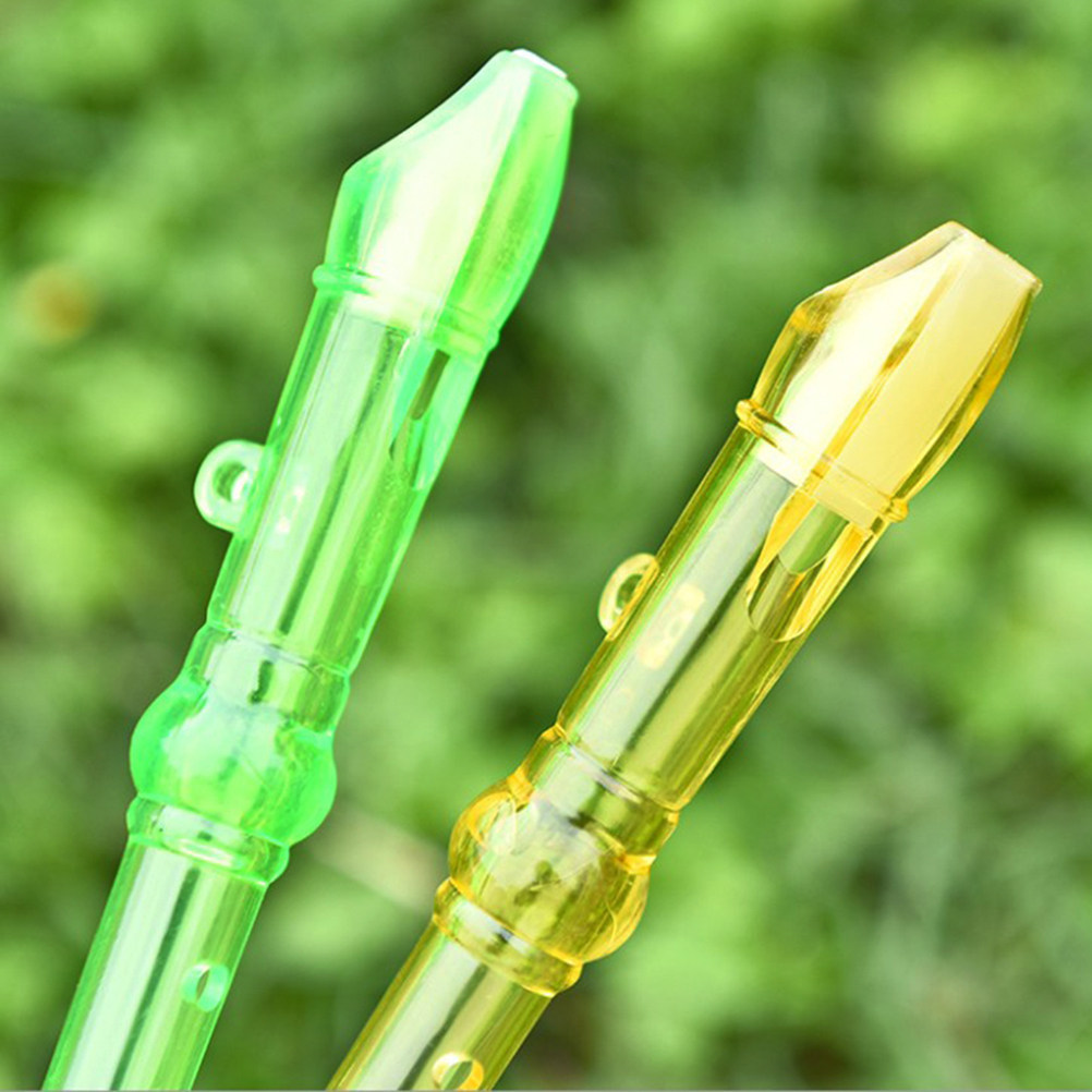 12Pcs Children Music Flute 8-H - Soprano Recorder Plastic ulasan dan harga