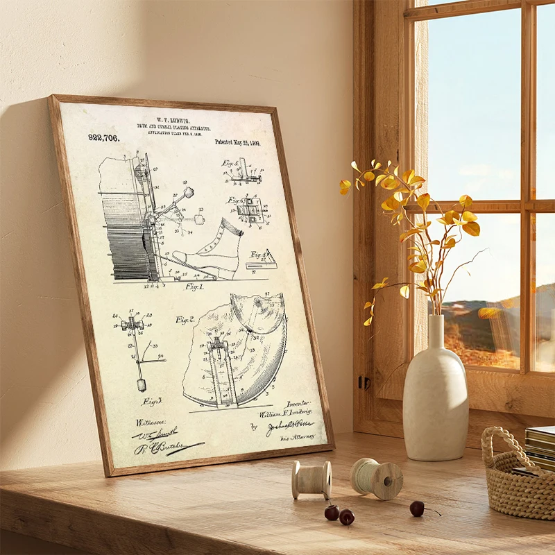 Patent Vintage Musical Instrum - Picture Of Musical Instrument ulasan dan harga