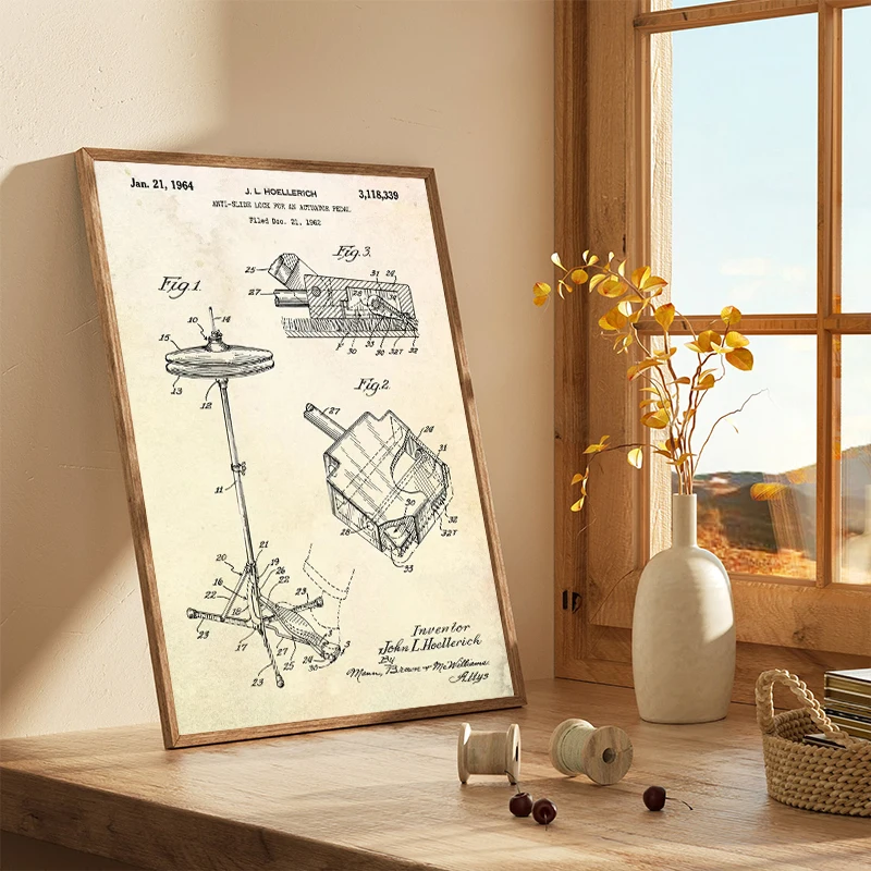 Patent Vintage Musical Instrum - Picture Of Musical Instrument ulasan dan harga