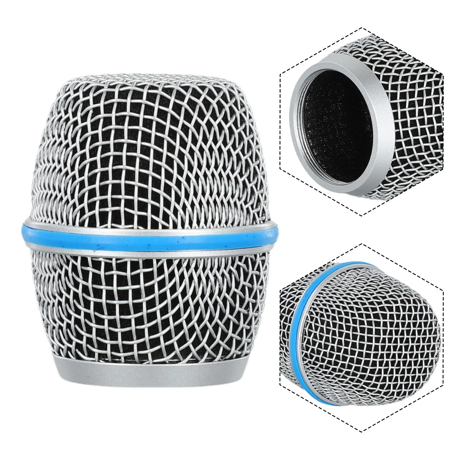 1 Pc Microphone Mesh Head Meta - Shure Mic Mv7 ulasan dan harga