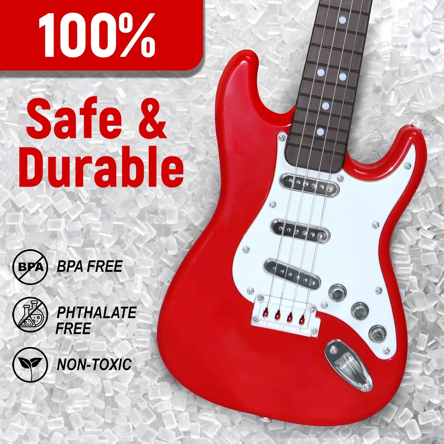 Kids Electric Guitar Toy - 4-S - Musical Instrument Harmonium ulasan dan harga